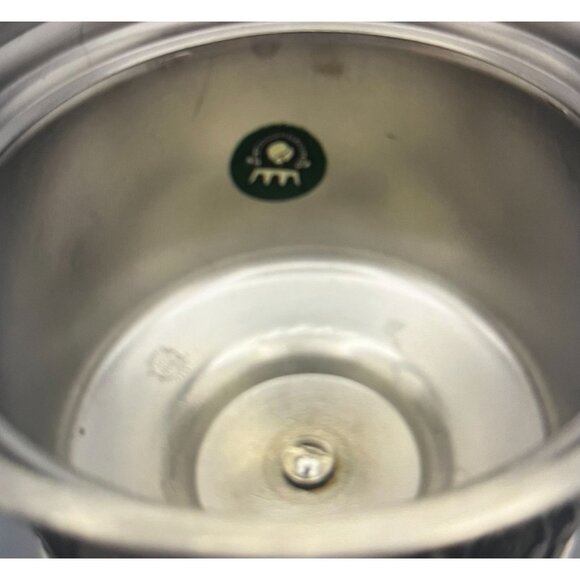 Vintage German Pewter Candle Holder & Goblet Set GUETEZEICHEN ZINNGERAT RAL GERM - Picture 8 of 8